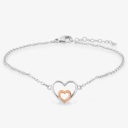 Rosa Lea Double Heart Bracelet AM-2THB027806