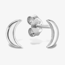 Rosa Lea Crescent Moon Stud Earrings AM-2THB010704