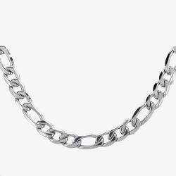 Thomas Henry Mens Diamond Cut Figaro Chain USS-711S2.0