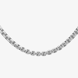Bourne and Wilde Polished Steel Belcher Chain USS-727S3.5