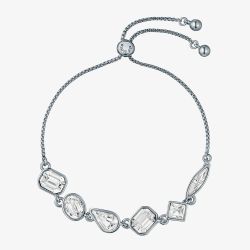 Ted Baker JULIET Silver Tone Plated Multi Cut Crystal Bracelet TBJ4201-01-02