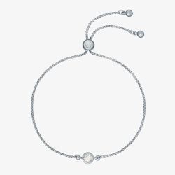 Ted Baker SARSAA Silver Tone Mini Crystal Adjustable Slider Bracelet TBJ3180-01-02