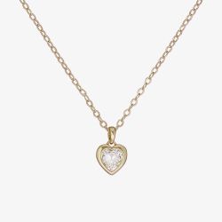 Ted Baker Hannela Gold Tone Crystal Heart Pendant Necklace TBJ1681-02-02