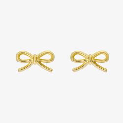 Ted Baker Brooke Gold Tone Mini Bow Stud Earrings TBJ4156-02-03