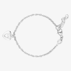Fleur Kids Sterling Silver Heart Bracelet AVB268704