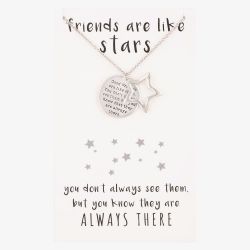 Sentiments Good Friends Engraved Disc Pendant 18382