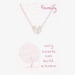 Sentiments Family Love Heart Necklace 16599