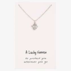 Sentiments Lucky Hamsa Hand Pendant 16196