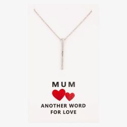 Sentiments Mum Bar Pendant 18504