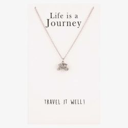 Sentiments Life is a Journey Carriage Pendant 12221