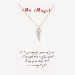 Sentiments An Angel... Openwork Wing Pendant 15351