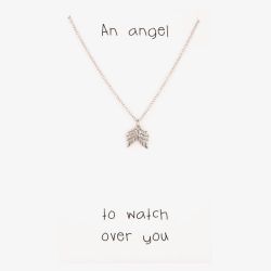 Sentiments An Angel To Watch Over You Wings Pendant 15349