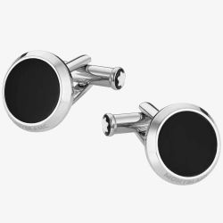 Montblanc Meisterstuck Black Iconic Cufflinks 112896