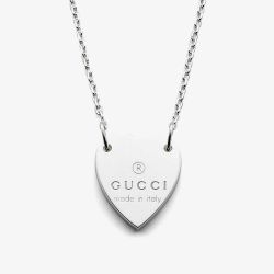Gucci Trademark Heart Necklace YBB22351200100U