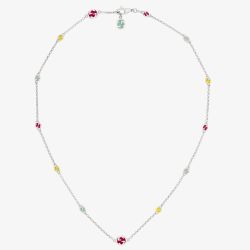 Gucci Interlocking Enamel Necklace YBB72895300100U
