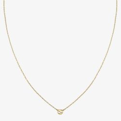 Gucci Interlocking 18ct Yellow Gold 42cm Necklace YBB87419200100U