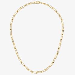 Gucci 18ct Yellow Gold Gucci Link to Love Rope Chain Necklace YBB74565400200U