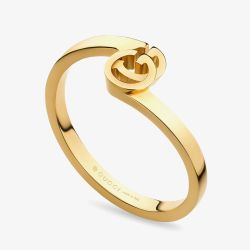 Gucci GG Running 18ct Yellow Gold Ring YBC457122002011