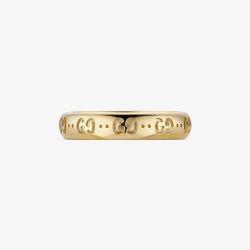 Gucci Icon 18ct Yellow Gold GG Ring YBCA002QZ0010