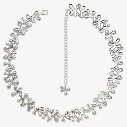 Lucy Quartermaine Silver Splash Continual Splat Necklace SN5