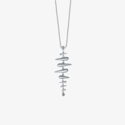 Lucy Quartermaine Sterling Silver Shard Pendant Necklace SHNL1