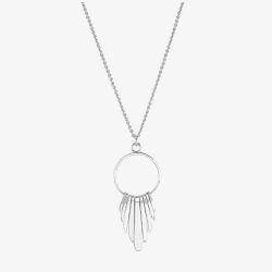 Lucy Quartermaine Sterling Silver Egyptian Temple Strand Pendant Necklace EP2