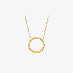 Lucy Quartermaine 18ct Gold Vermeil Hula Necklace HP1G