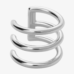 Lucy Quartermaine Silver Waterfall Triple Ear Cuff WFCU3