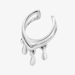 Lucy Quartermaine Sterling Silver Tri Dropper Cuff Earring DCU3
