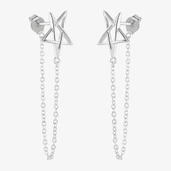 Lucy Quartermaine Sol Star Loop Earrings LER6