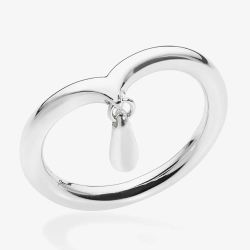 Lucy Quartermaine Silver Mini Drop Ring DR13
