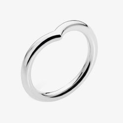 Lucy Quartermaine Silver Raised Splash Fashion Ring DR18S