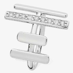 Lucy Quartermaine Silver Melody Quad Key Ring MLR2