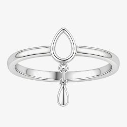 Lucy Quartermaine Petal Drop Ring PR6