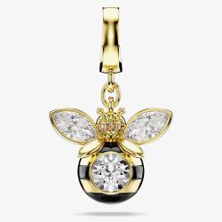 Swarovski Idyllia 18ct Gold Tone Plated Crystal Bee Charm 5743132