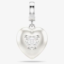 Swarovski Idyllia Zirconia Pearl Heart Charm 5742960