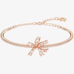 Swarovski Volta Rose Gold Plated Bow Bracelet 5647565