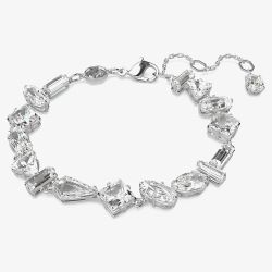Swarovski Mesmera White Mixed Cuts Rhodium Plated Bracelet 5661529 (M)