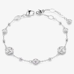 Swarovski Imber Round Cut Rhodium Plated Crystal Bracelet 5696079