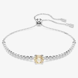 Swarovski Matrix Tennis Mixed Cut Rhodium Plated Bracelet 5690694