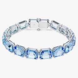 Swarovski Millenia Rhodium Plated Blue Gradient Bracelet 5694135