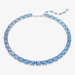 Swarovski Millenia Rhodium Plated Blue Gradient Necklace 5694136