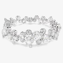 Swarovski Constella Rhodium Plated White Crystal Bracelet 5722469