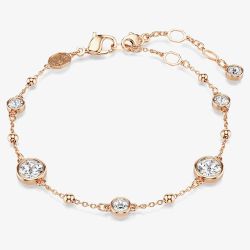 Swarovski Imber Rose Gold Tone Plated White Crystal Bracelet 5730677