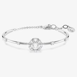 Swarovski Constella Rhodium Plated Round Cut Zirconia Bracelet 5743523