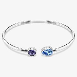 Swarovski Chroma Rhodium Plated Mixed Cut Crystal Bangle 5741780
