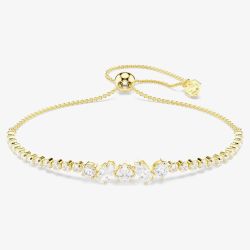 Swarovski Mesmera 18ct Yellow Gold Plated Multi Cut Bracelet 5747939