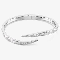 Swarovski Vienna Rhodium Plated Medium Bangle 5749200