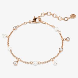Swarovski Imber 18ct Rose Gold Plated Crystal Pearl Bracelet 5754243