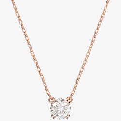 Swarovski Ladies Constella Rose Gold Plated Cubic Zirconia Necklace 5636710